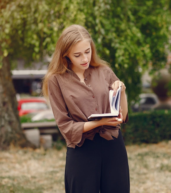 Girl Reading Book